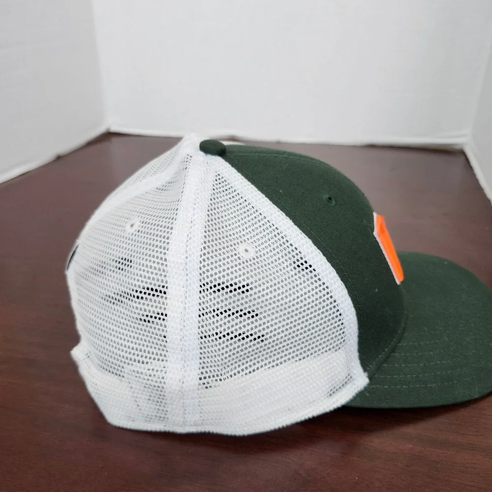 Top of the World Miami Hurricanes Hat Green White Trucker Snapback NCAA The U